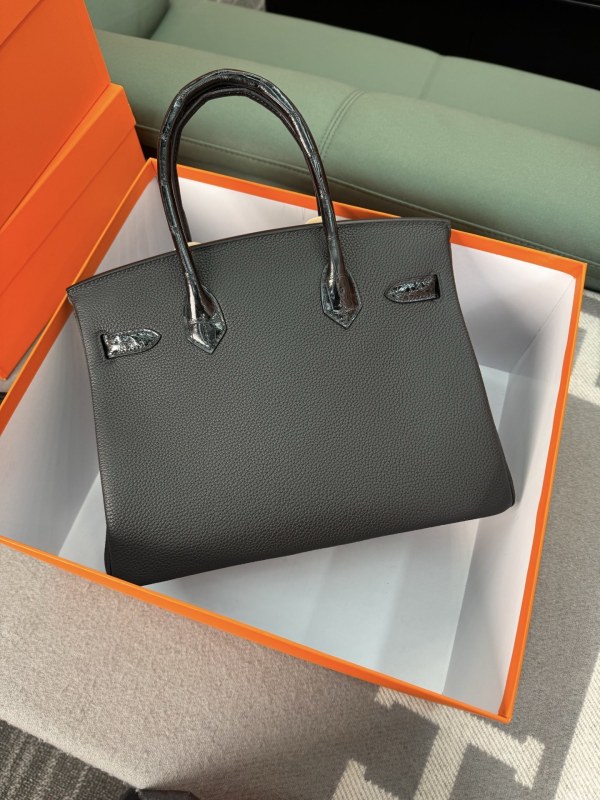 Birkin 30 Touch Togo-Crocodile“30*22*16CM”-0063=