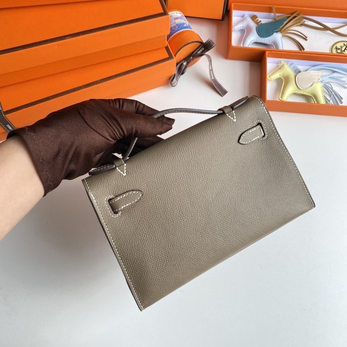 Kelly Pochette Epsom“22*14*7CM”-038=