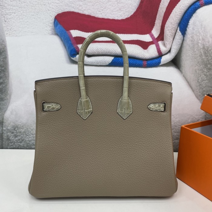 Birkin 25 Touch Togo-Shiny Crocodile“25*20*13CM”-0043=