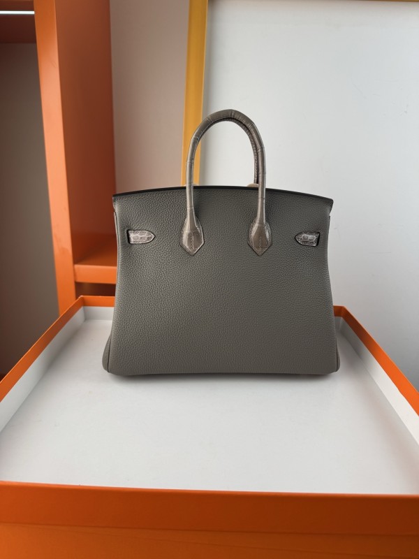 Birkin Touch Togo-Crocodile“25*20*13CM” -0043=