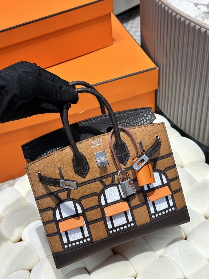 Birkin 20 Fabourg“20*16*9CM”-0043=