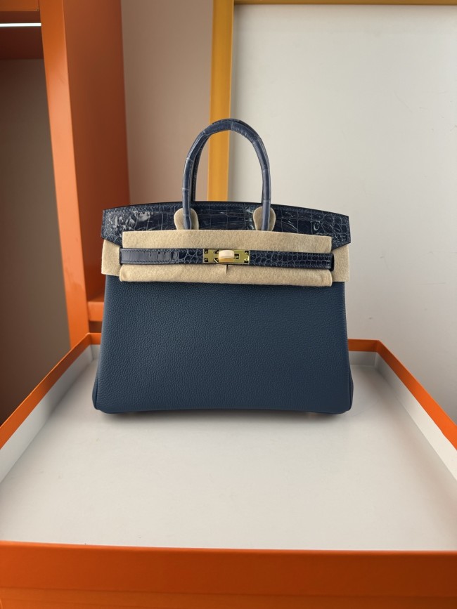 Birkin Touch Togo-Crocodile“25*20*13CM” -0043=