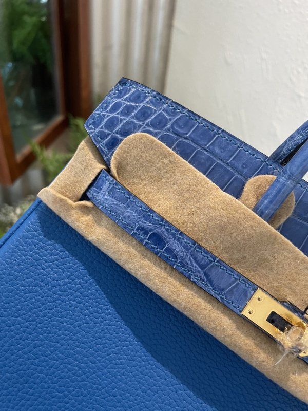 Birkin Touch Togo-Crocodile“30*22*16CM”-0063=