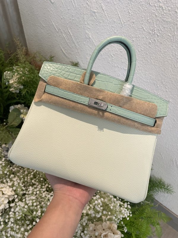 Birkin 25 Touch Togo-Crocodile“25*20*13CM”-0043=