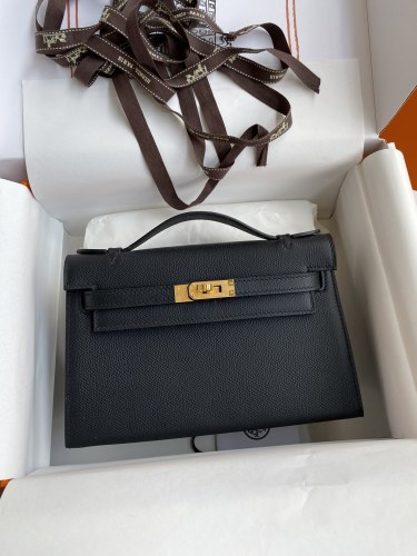 Kelly Pochette Epsom“22*14*7CM”-038=