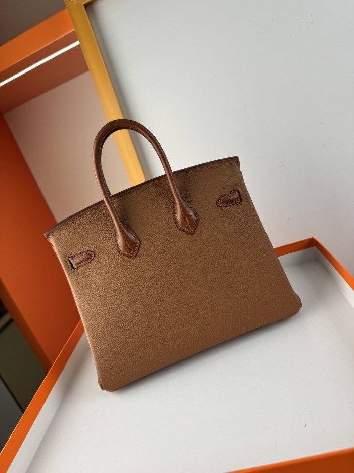Birkin Touch Togo-Crocodile“25*20*13CM” -0043=