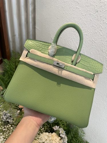 Birkin Touch Togo-Crocodile“25*20*13CM”0043=