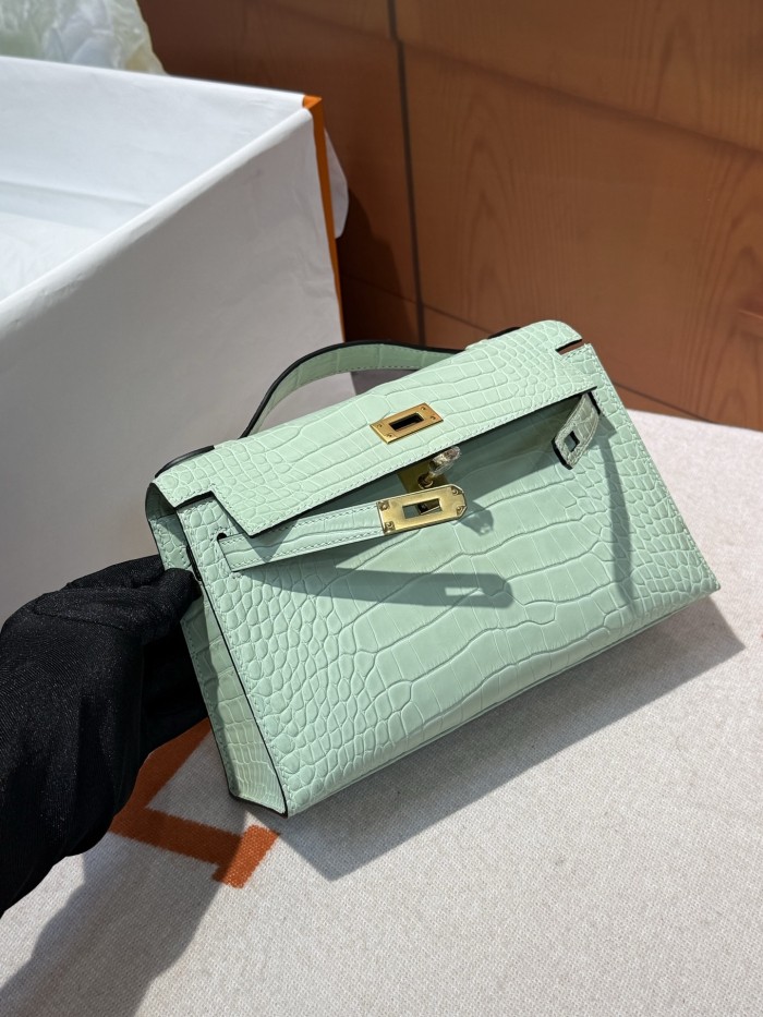 Kelly 22 Pochette Aligator“22*13*7CM”-0097=