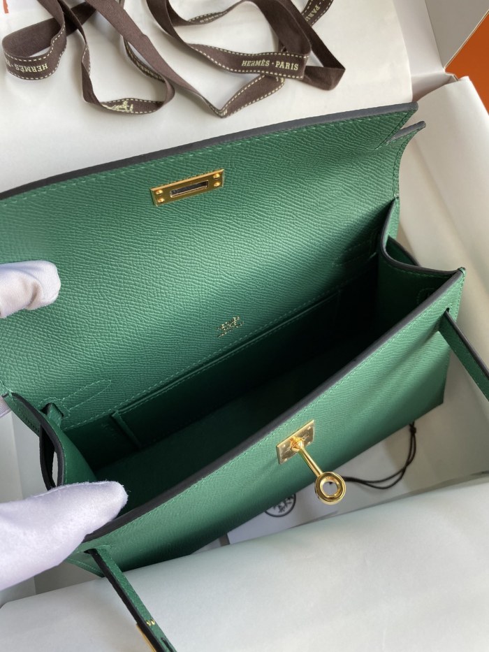 Kelly Pochette Epsom“22*14*7CM”-038=