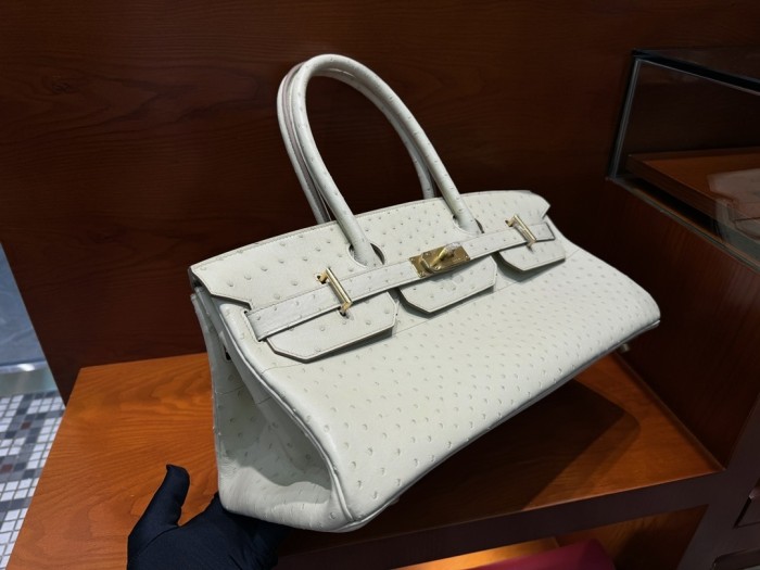 Shoulder Birkin Ostrich“42*25*18CM”-0053=