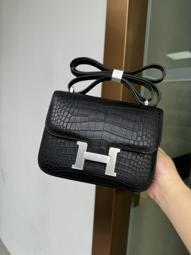 Constance Matte Alligator“19*15*5CM”-0087=