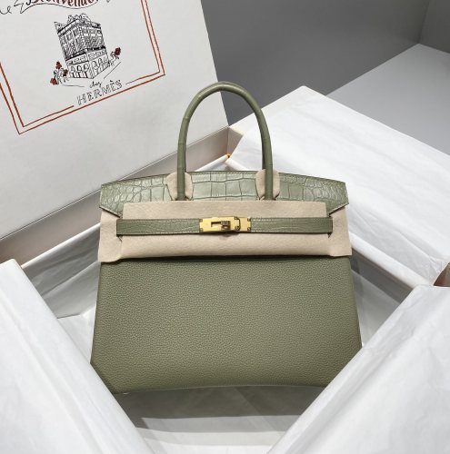 Birkin 30 Touch Togo-Matte Alligator“30*22*16CM”-0063=