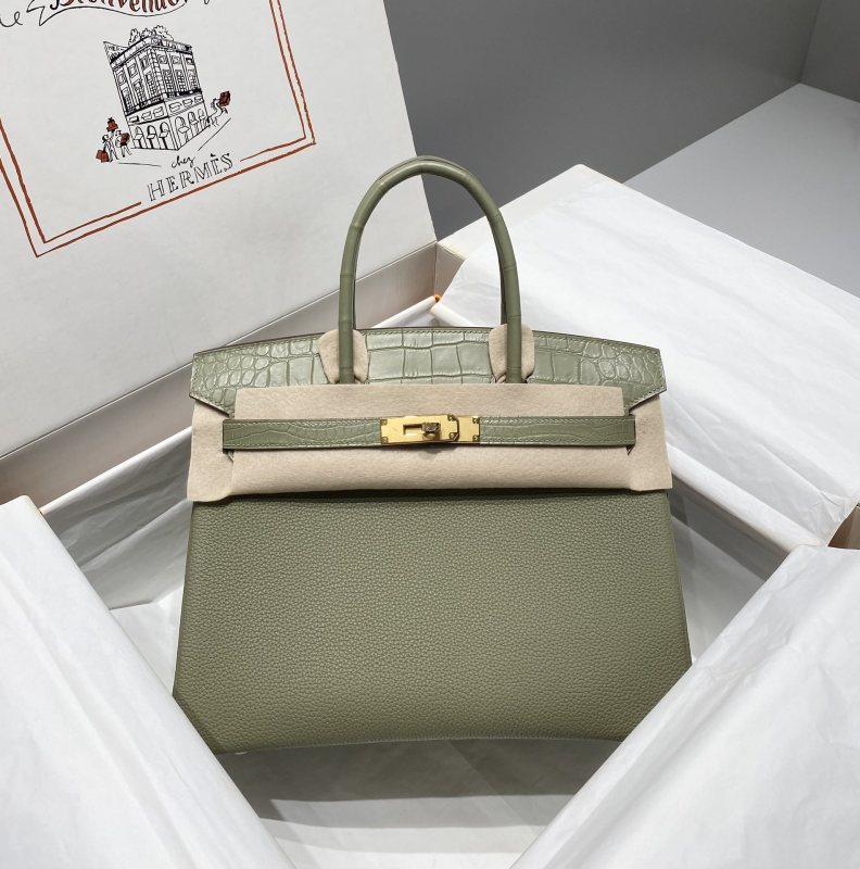 Birkin 30 Touch Togo-Matte Alligator“30*22*16CM”-0063=