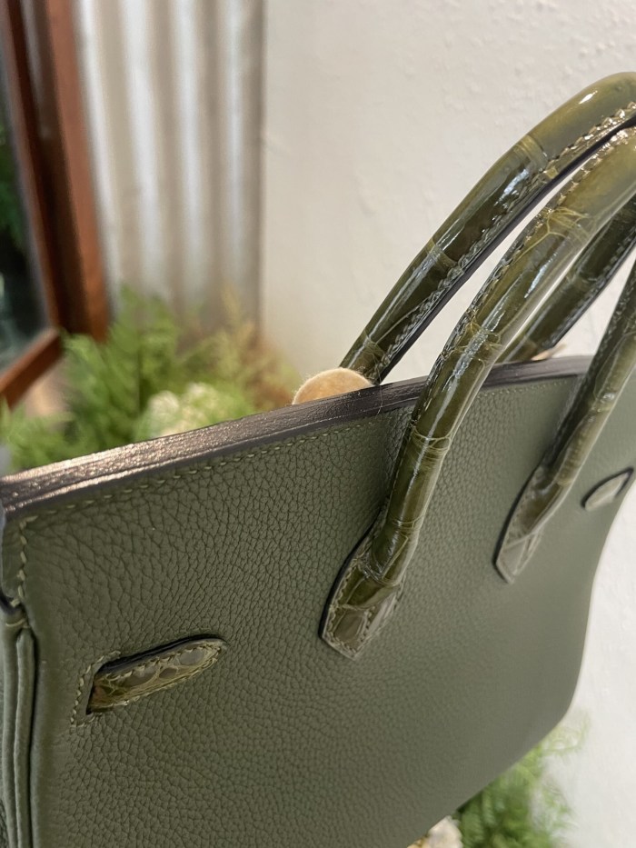Birkin Touch Togo-Crocodile“25*20*13CM”0043=