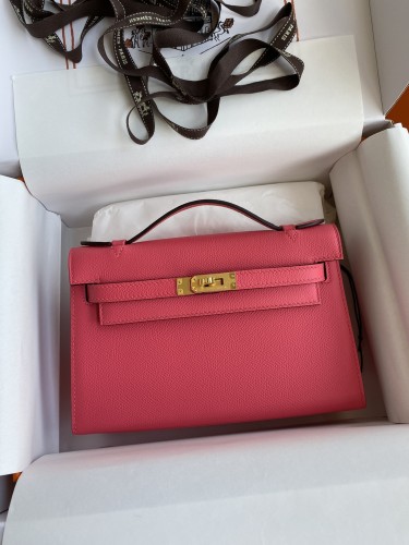 Kelly Pochette Epsom“22*14*7CM”-038=