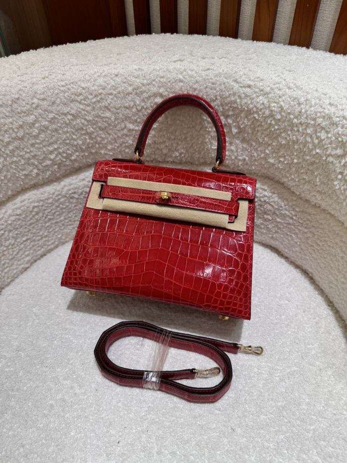 Kelly 20 Niloticus Crocodile“20*16*8CM”-0008=