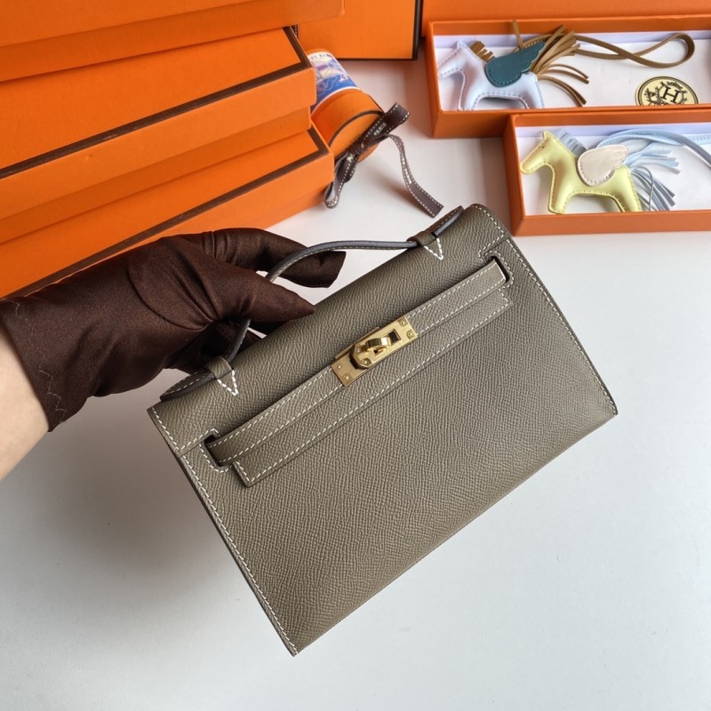 Kelly Pochette Epsom“22*14*7CM”-038=