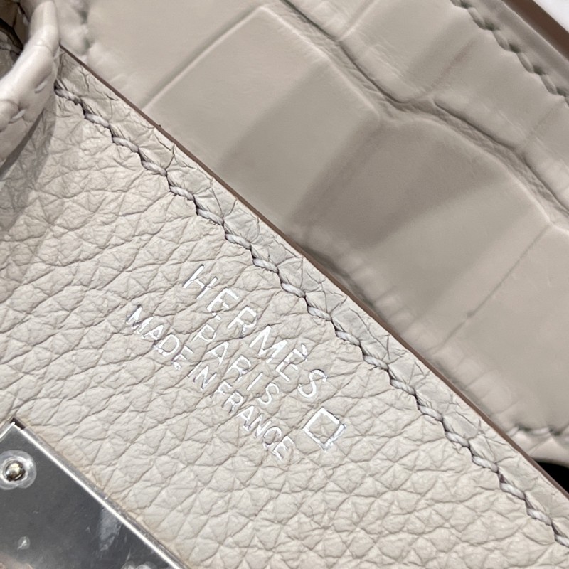 Birkin 25 Touch Togo-Crocodile“25*20*13CM”-0043=