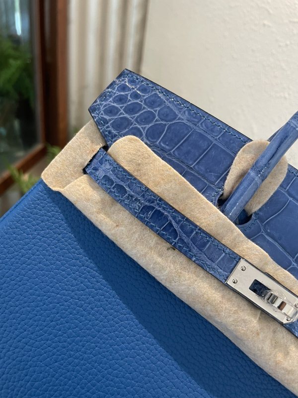 Birkin Touch Togo-Crocodile“30*22*16CM”-0063=