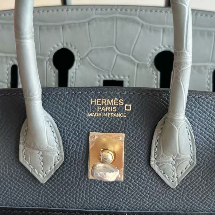 Birkin 25 Fabourg “25*12*13CM”-0085=