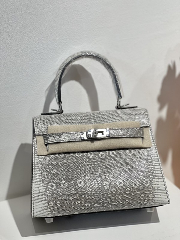 Kelly 20 Lizard Leather“20*16*9CM”-0051=