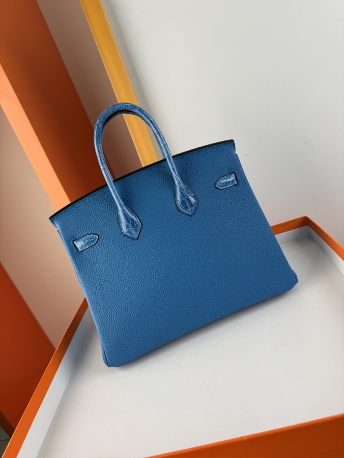 Birkin Touch Togo-Crocodile“25*20*13CM” -0043=
