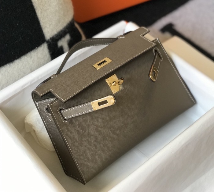 Kelly Pochette Epsom“22*14*7CM”-038=
