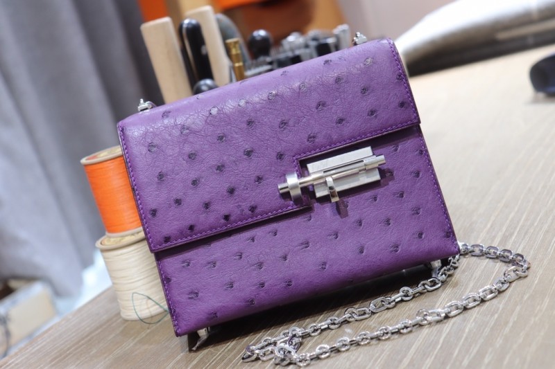 Verrou Mini Bag Lizard“17*12*6CM”-0033=