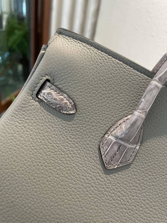 Birkin 25 Touch Togo-Crocodile“25*20*13CM”-0043=