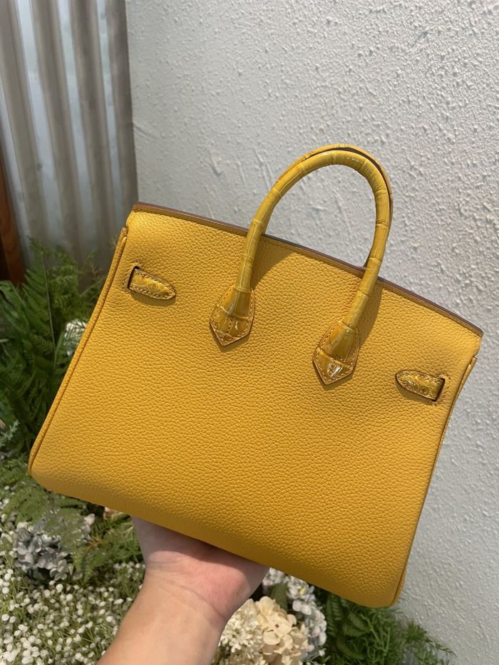 Birkin Touch Togo-Crocodile“25*20*13CM”0043=