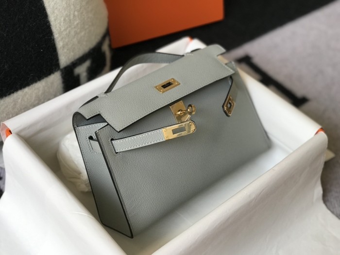 Kelly Pochette Epsom“22*14*7CM”-038=