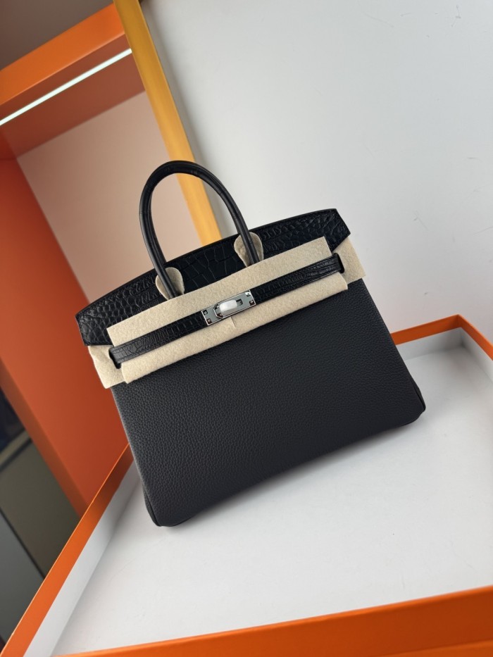 Birkin Touch Togo-Crocodile“25*20*13CM” -0043=