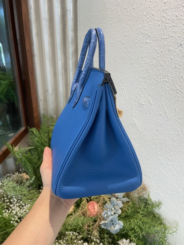 Birkin Touch Togo-Crocodile“30*22*16CM”-0063=