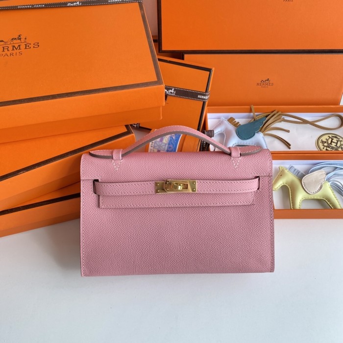 Kelly Pochette Epsom“22*14*7CM”-038=