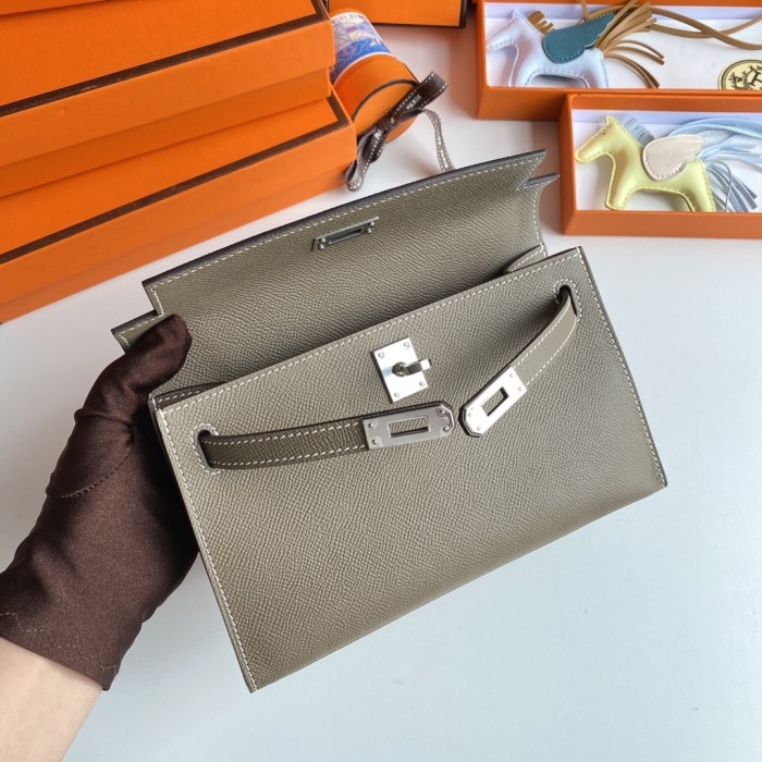 Kelly Pochette Epsom“22*14*7CM”-038=