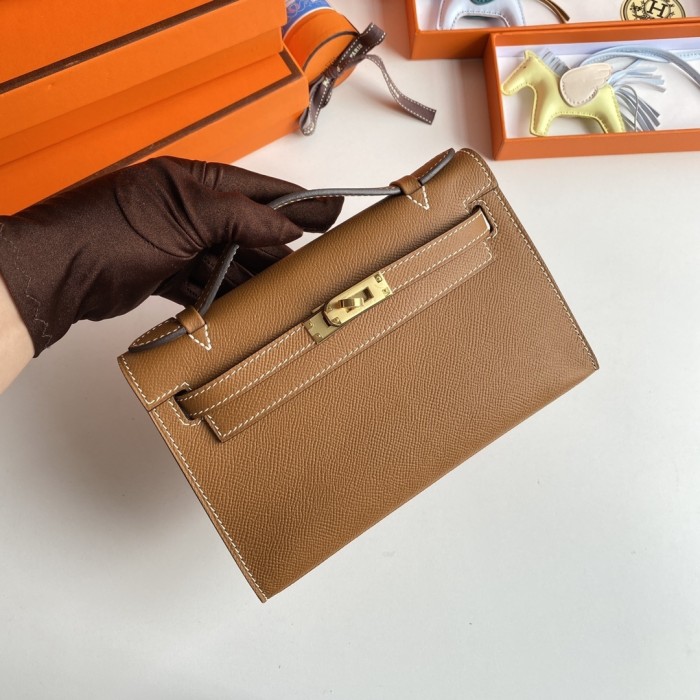 Kelly Pochette Epsom“22*14*7CM”-038=