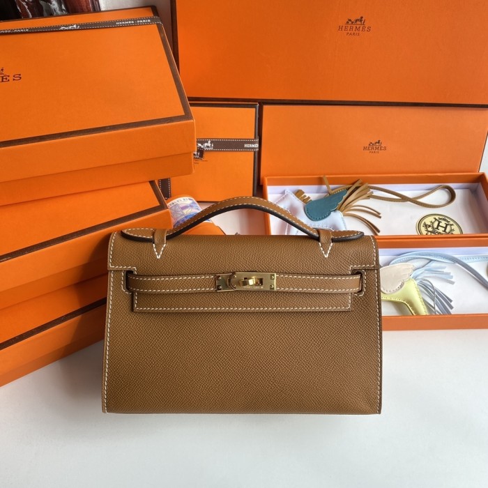 Kelly Pochette Epsom“22*14*7CM”-038=