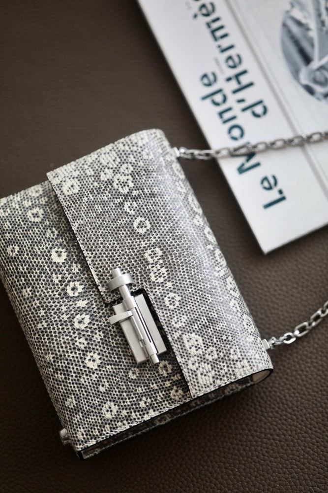 Verrou Mini Bag Lizard“17*12*6CM”-0033=