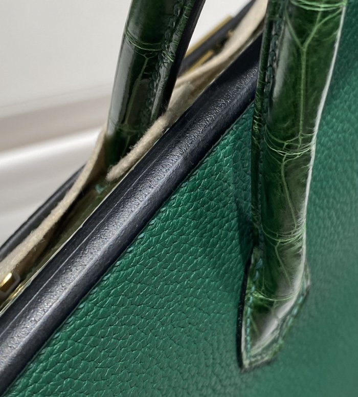 Birkin 25 Touch Togo-Niloticus Crocodile“25*20*13CM”-0043=