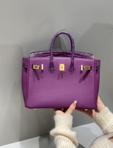 Birkin 25 Touch Togo-Niloticus Crocodile“25*20*13CM”-0043=