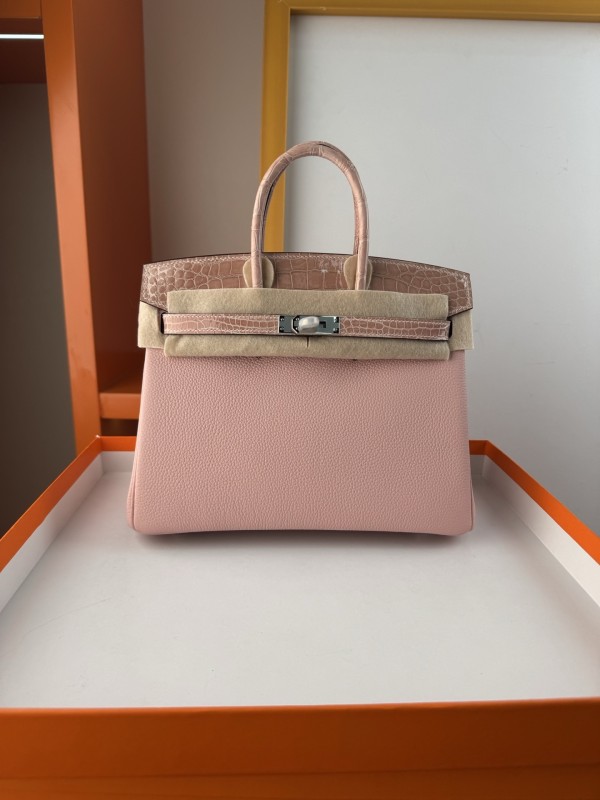 Birkin Touch Togo-Crocodile“25*20*13CM” -0043=