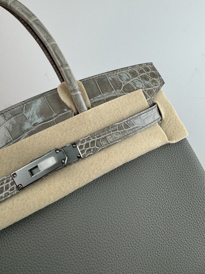 Birkin 30 Touch Togo-Crocodile“30*22*16CM”-0063=