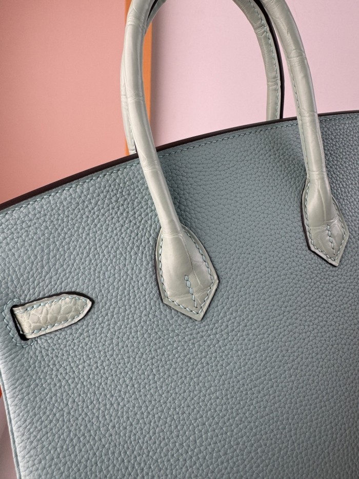 Birkin Touch Togo-Crocodile“25*20*13CM” -0043=