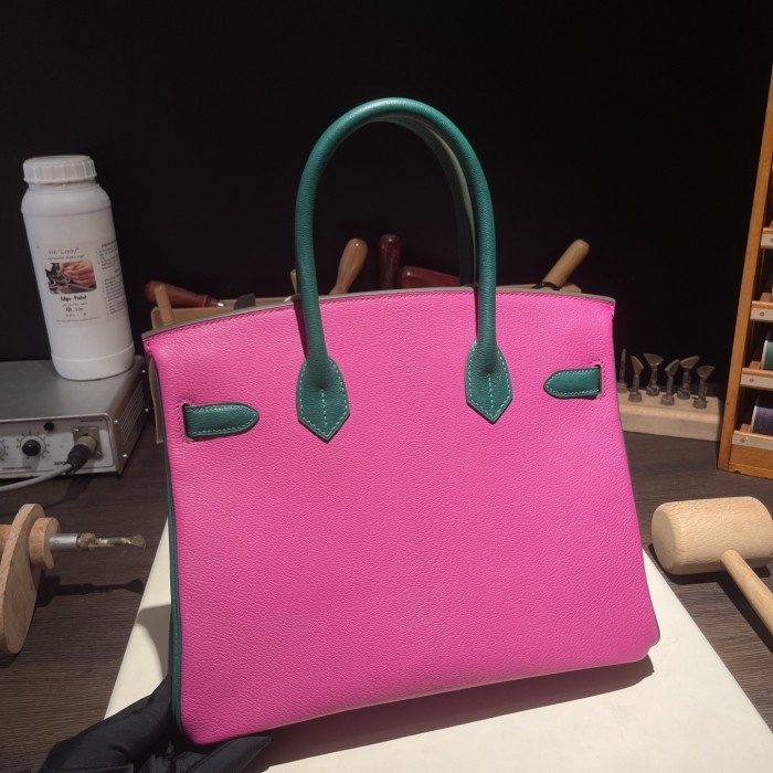 Birkin30 Chevre Brushed Gold“30*22*16CM”-0023=