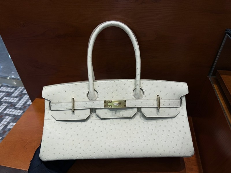 Shoulder Birkin Ostrich“42*25*18CM”-0053=