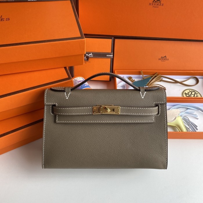 Kelly Pochette Epsom“22*14*7CM”-038=
