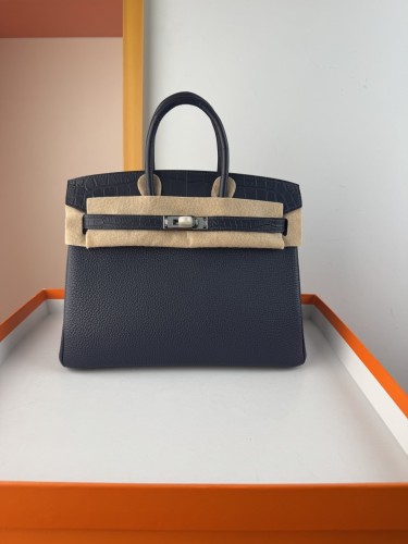 Birkin Touch Togo-Crocodile“25*20*13CM” -0043=