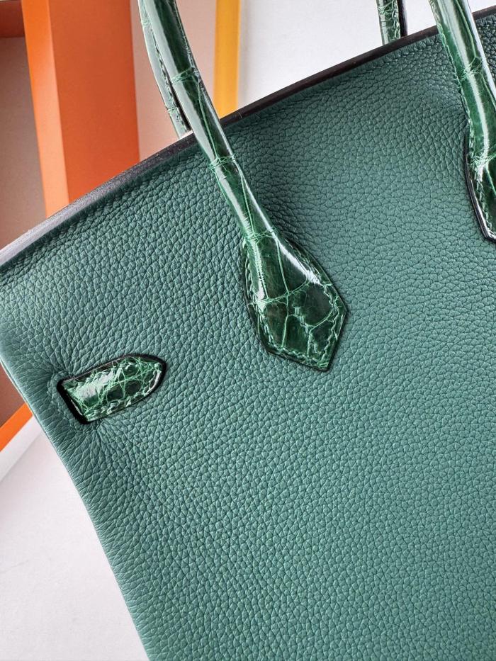 Birkin Touch Togo-Crocodile“25*20*13CM” -0043=