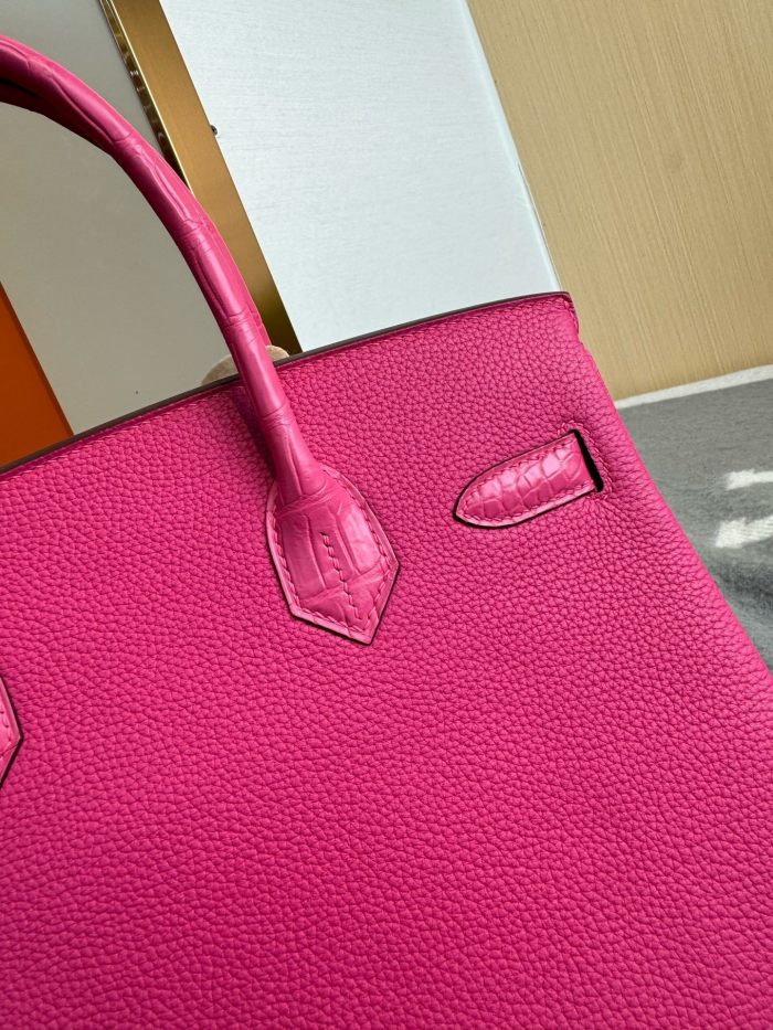 Birkin 30 Touch Togo-Crocodile“30*22*16CM”-0063=