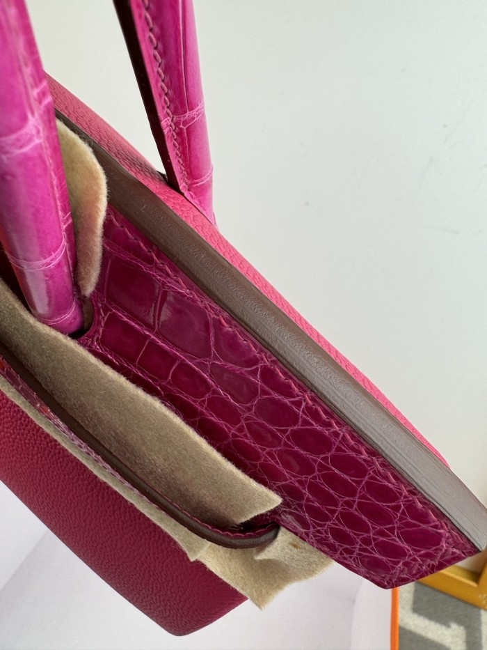 Birkin 30 Touch Togo-Crocodile“30*22*16CM”-0063=